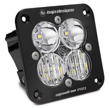 Load image into Gallery viewer, Flush Mount LED Light Pod Black Clear Lens Driving/Combo Pattern Squadron Pro Baja Designs