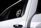 Zone Vinyl Logo Decal - White