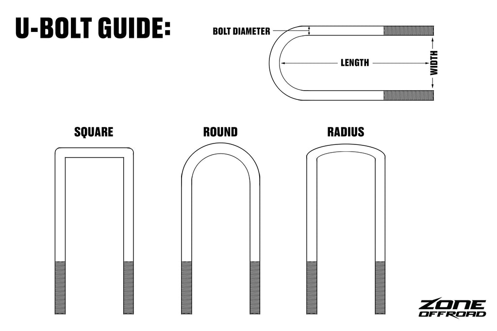 Automotive Axle U-Bolt - Round