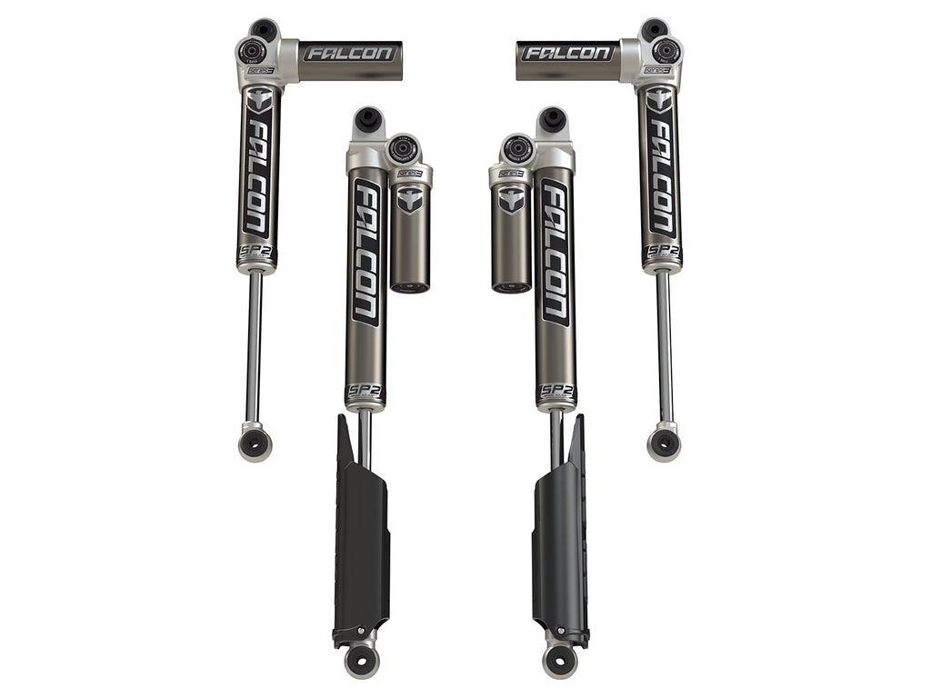 Jeep JL Piggyback Shocks Falcon SP2 3.1 0-1.5 Inch Lift All 4 For 10-Pres Wrangler JL 2 Door