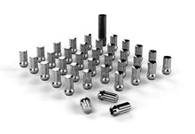 Load image into Gallery viewer, Jeep JK Spline Drive Lug Nut Kit 9/16 Inchx18 Chrome 36 pcs 07-18 Wrangler JK