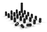 Jeep JK/TJ/YJ Spline Drive Lug Nut Kit 1/2 Inchx20 Black 23 pcs