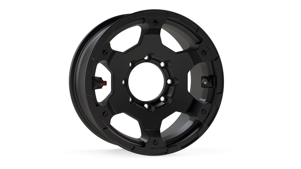 Jeep JK/JL/Gladiator Nomad Wheel Base 8x6.5 Inch Metallic Black Each For 07-Pres Wrangler JK JL/20-Pres Gladiator