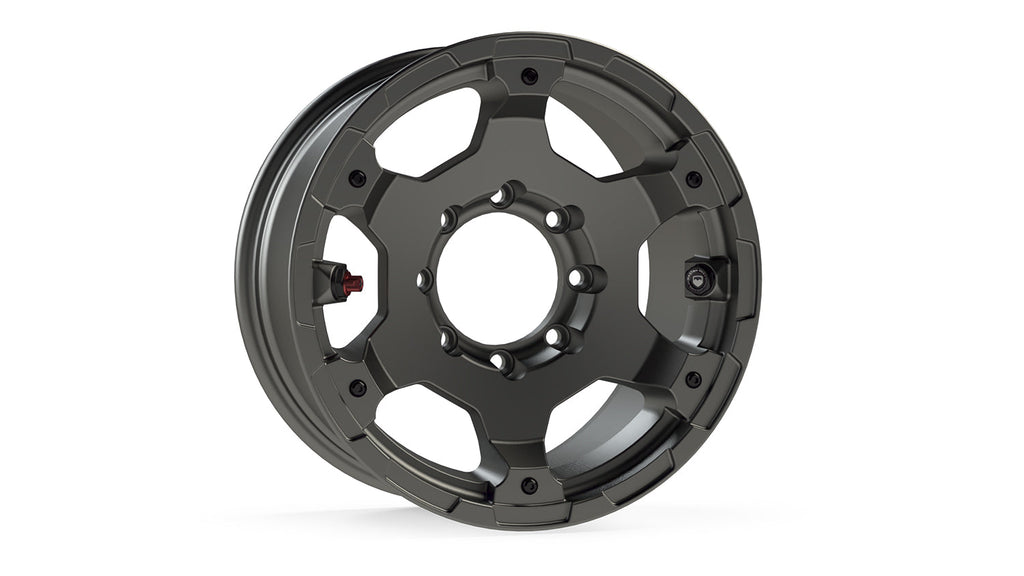 Jeep JK/JL/Gladiator Nomad Wheel Base 8x6.5 Inch Titanium Gray Each For 07-Pres Wrangler JK JL/20-Pres Gladiator