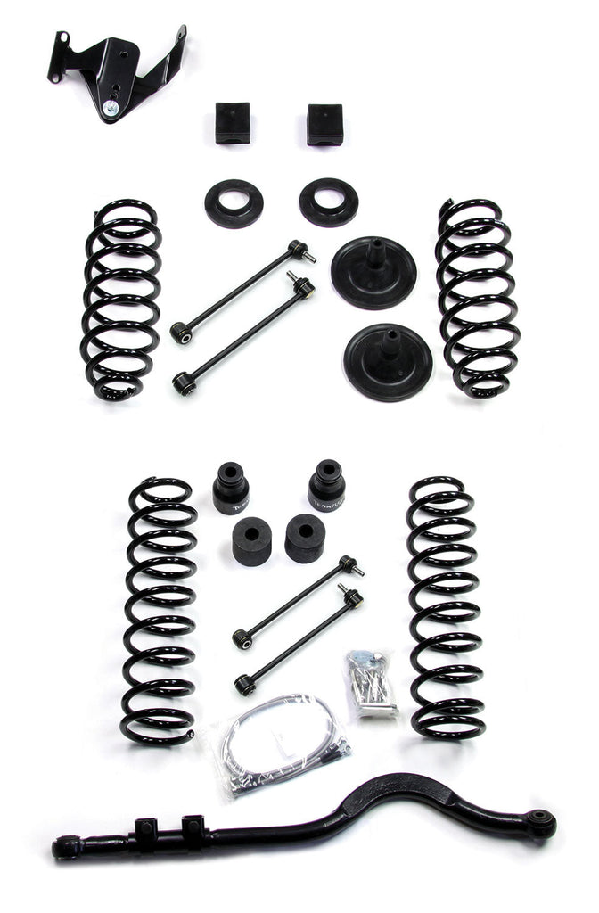 Jeep JKU 4 Door 3 Inch Lift Kit w/ Track Bar No Shocks 07-18 Wrangler JKU