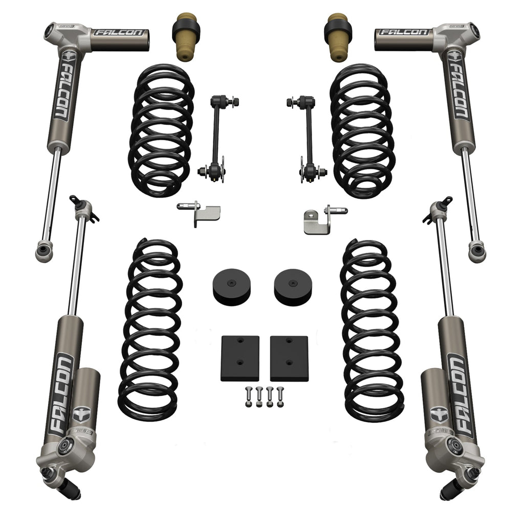 Jeep JK 2 Door 1.5 Inch Sport ST1 Suspension System w/ Falcon 3.1 Shocks 07-18 Wrangler JK