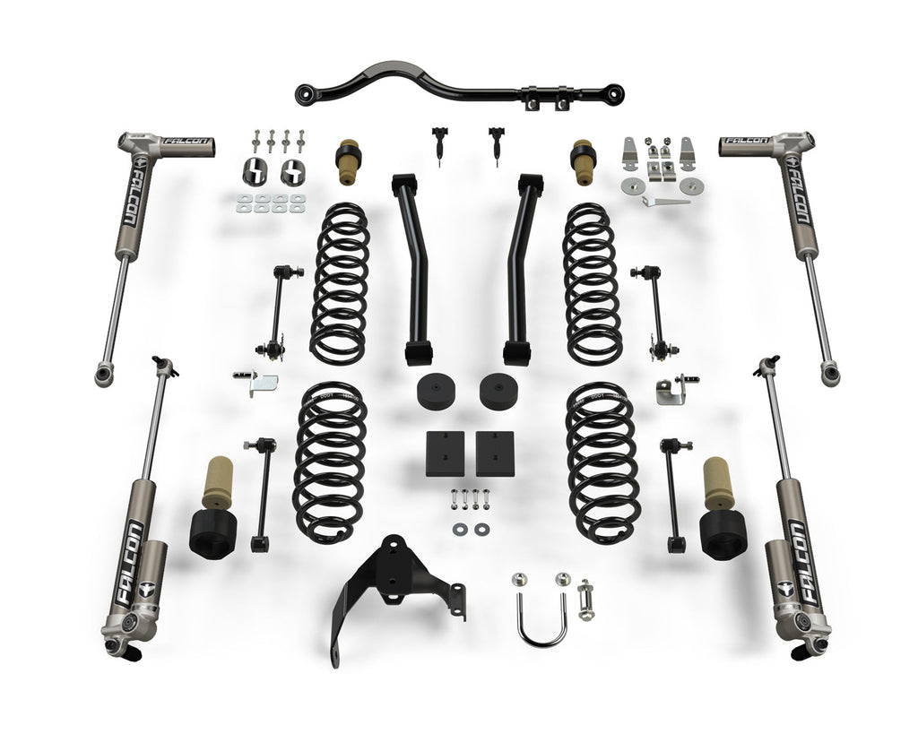 Jeep JK 2 Door 2.5 Inch Sport ST2 Suspension System w/ Falcon 3.1 Shocks 07-18 Wrangler JK