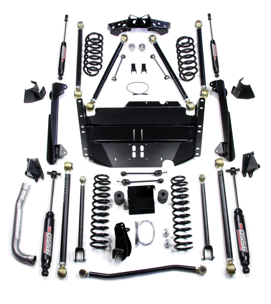 Jeep LJ Unlimited 5 Inch Pro LCG Long Flexarm Suspension System w/ 9550 Shocks 97-06 Wrangler LJ