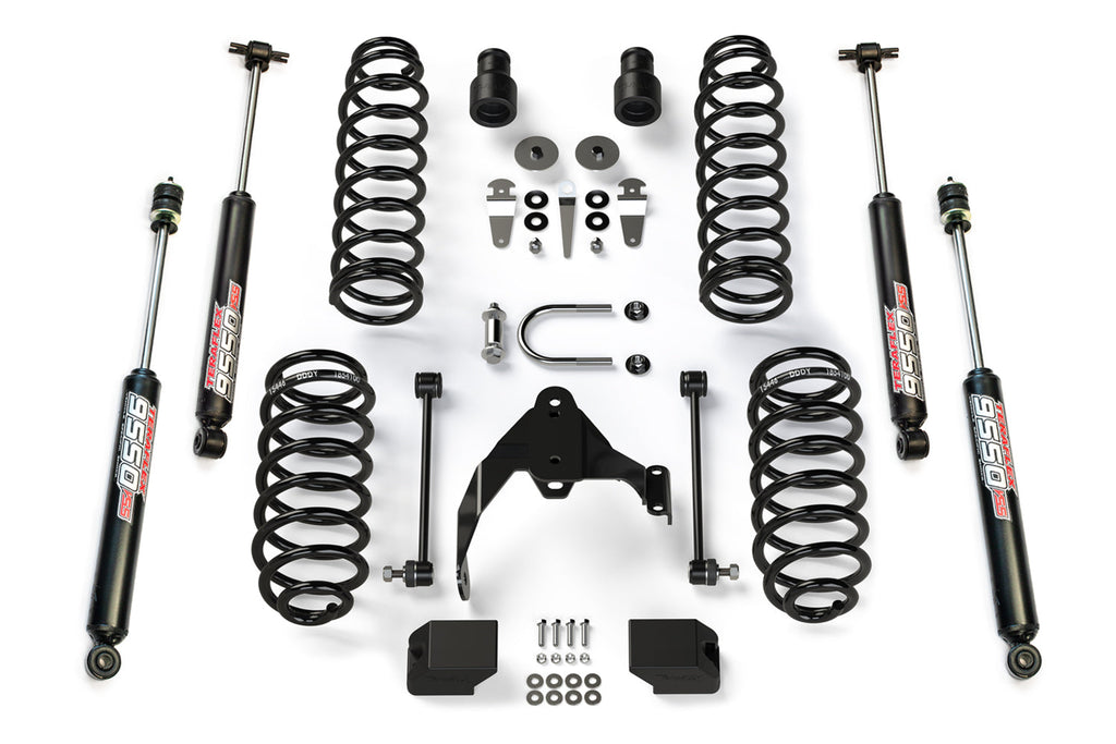 Jeep JKU 4 Door 2.5 Inch Lift Kit w/ 9550 VSS Shocks 07-18 Wrangler JKU