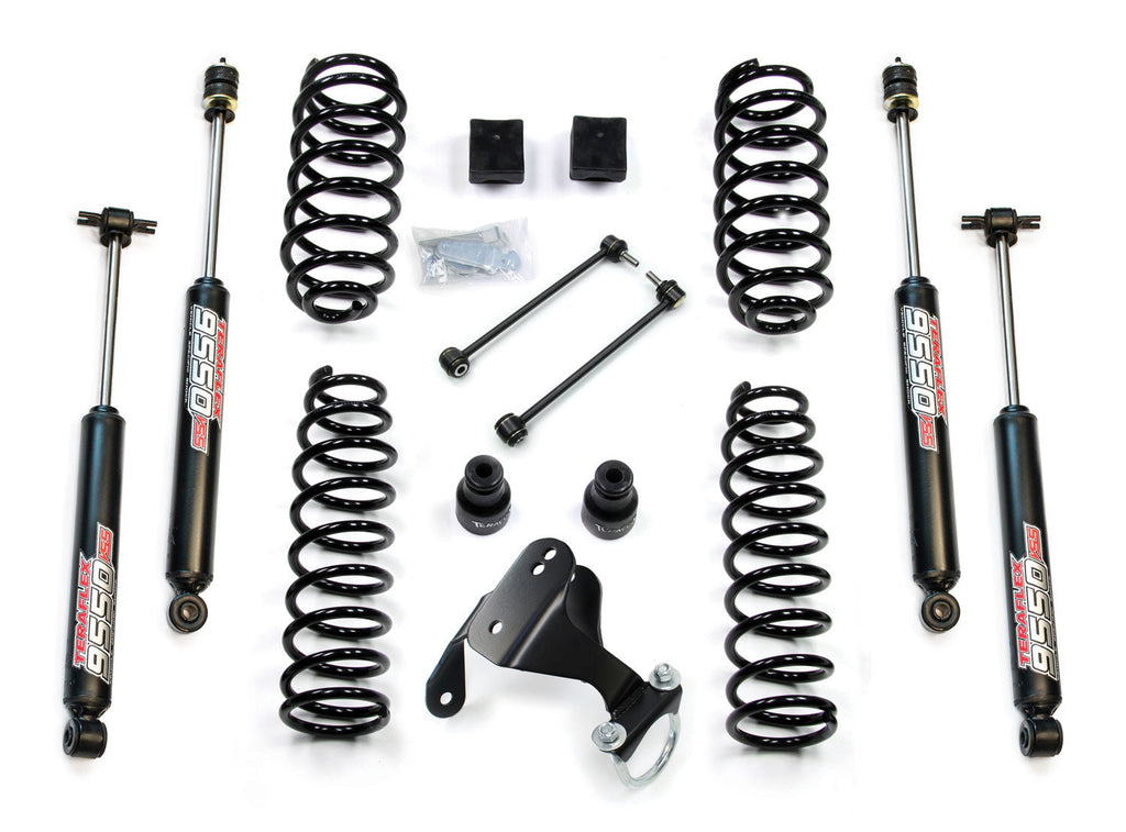 Jeep JK 2 Door 2.5 Inch Lift Kit w/ 9550 VSS Shocks 07-18 Wrangler JK