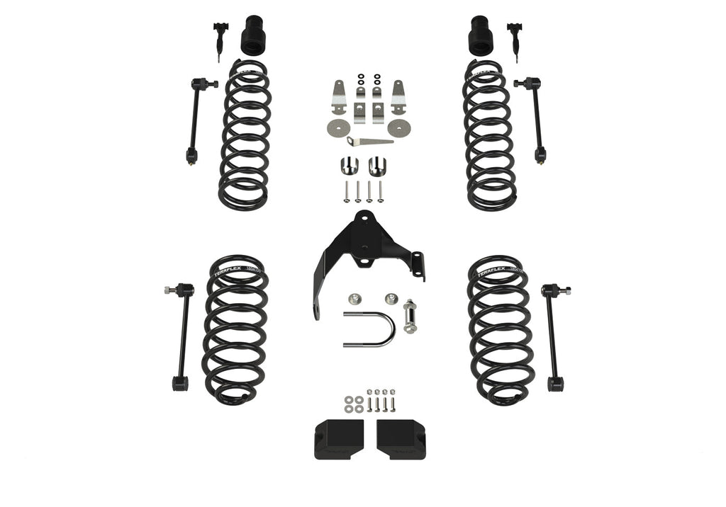 Jeep JK 2 Door Base 3 Inch Lift Kit w/ 9550 VSS Shocks 07-18 Wrangler JK