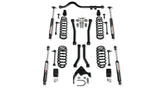 Jeep JKU 4 Door 3 Inch Lift Suspension System w/ 4 Sport Flexarms Track Bar and 9550 VSS Shocks 07-18 Wrangler JKU