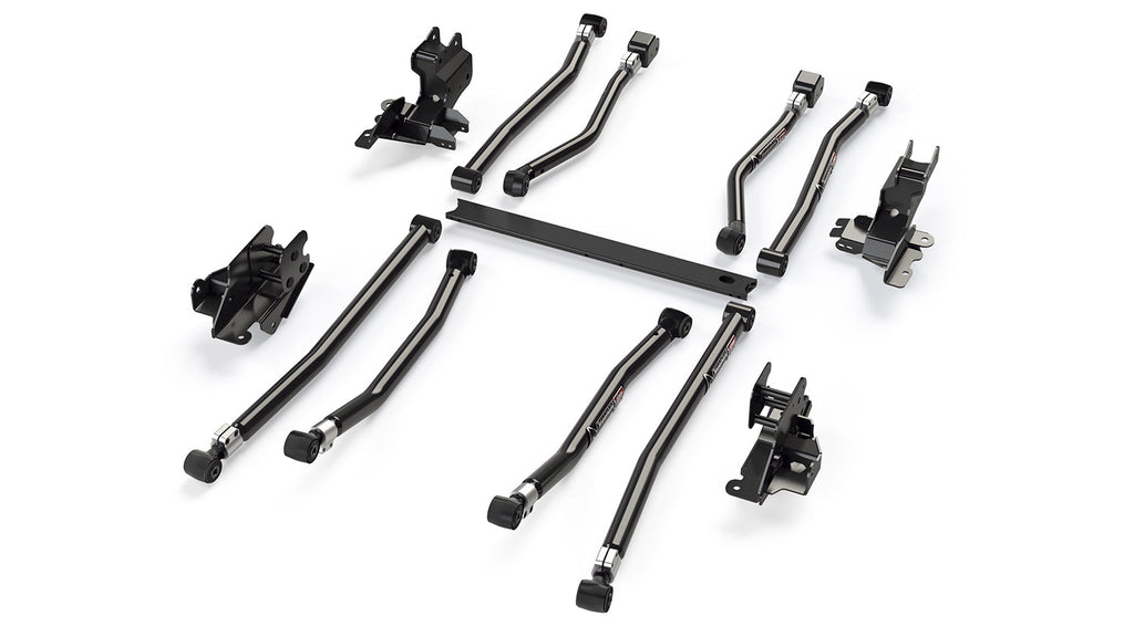 Jeep JL Long Control Arm Alpine IR and Bracket Kit 8-Arm Adjustable 3-6 Inch Lift For 10-Pres Wrangler JL 2 Door