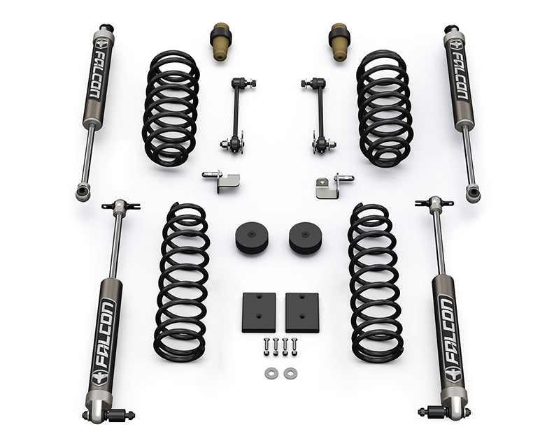 Jeep JKU 4 Door 1.5 Inch Sport ST1 Suspension System w/ Falcon 2.1 Shocks 07-18 Wrangler JKU