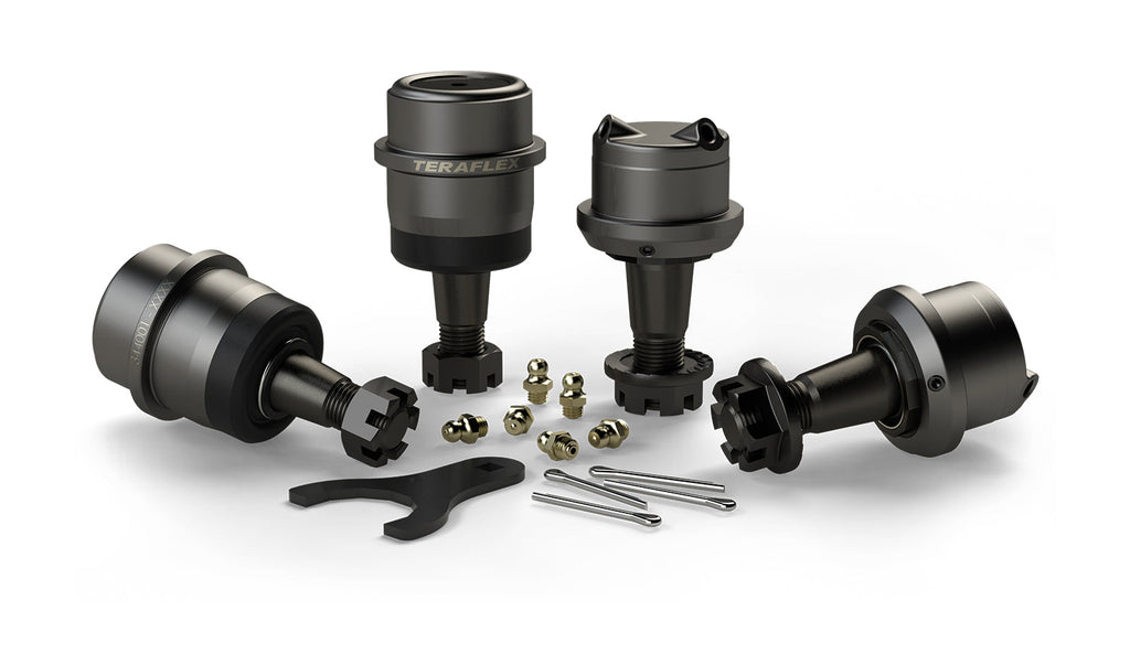 Jeep TJ/LJ Dana 30 / Dana 44 Upper and Lower HD Ball Joints w/out Knurl Set of 4 97-06 Wrangler TJ/LJ