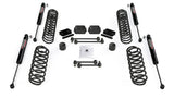 Jeep JL Coil Spring Base 2.5 Inch Lift Kit and 9550 VSS Twin Tube Shocks For 10-Pres Wrangler JL 2 Door