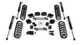 Jeep JL Coil Spring Base 3.5 Inch Lift Kit and 9550 VSS Twin Tube Shocks For 10-Pres Wrangler JL 2 Door