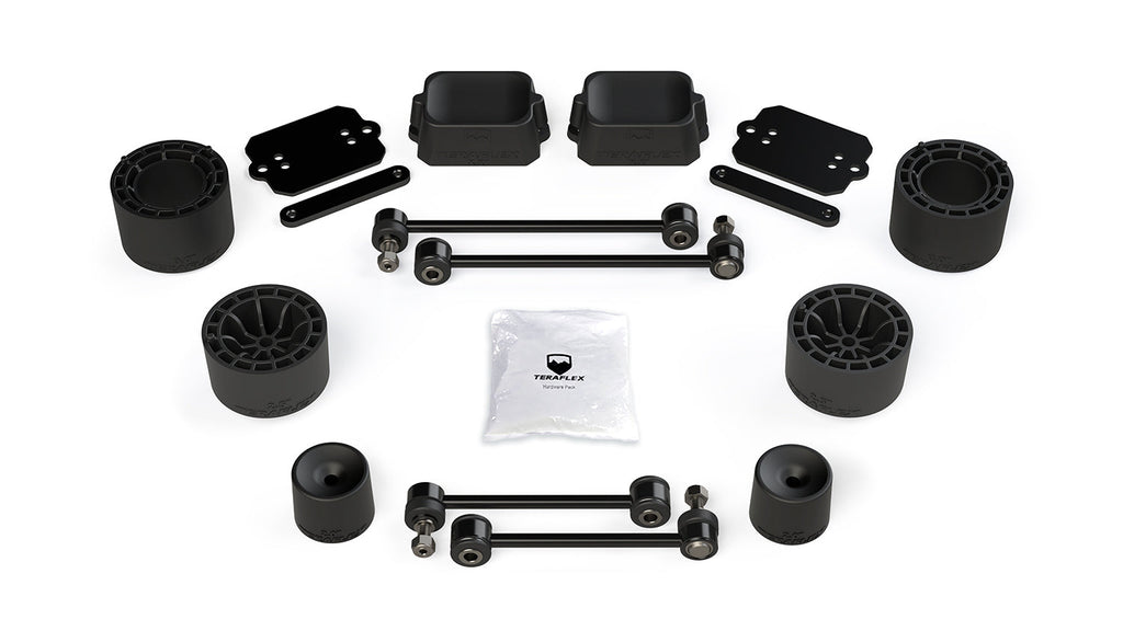 Jeep JLU 4 Door Rubicon 2.5 Inch Performance Spacer Lift Kit No Shocks Or Shock Extensions 18-Pres Wrangler JLU