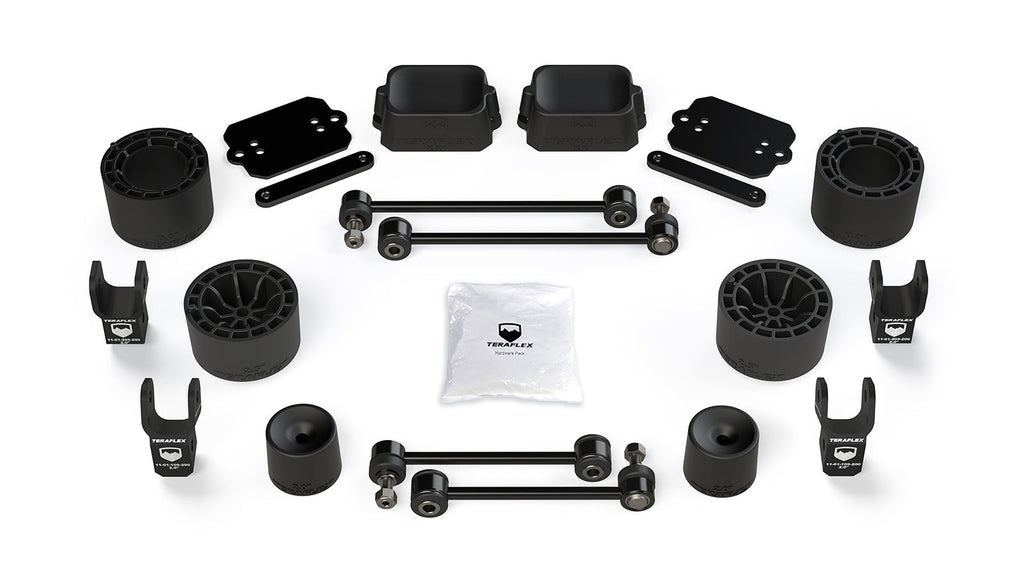 Jeep JLU 4 Door Rubicon 2.5 Inch Performance Spacer Lift Kit w/ Shock Extensions 18-Pres Wrangler JLU