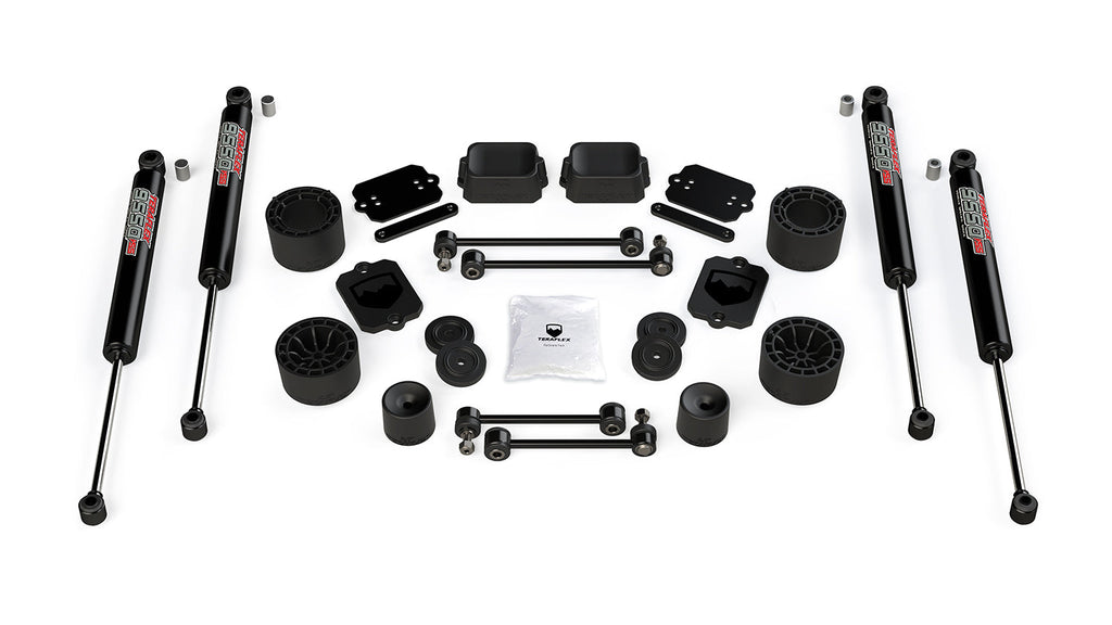 JLU 2.5 Inch Performance Spacer Lift Kit with 9550 VSS Shocks For 19-Current Jeep JLU Wrangler Unlimited Sport/Sahara 4 Door