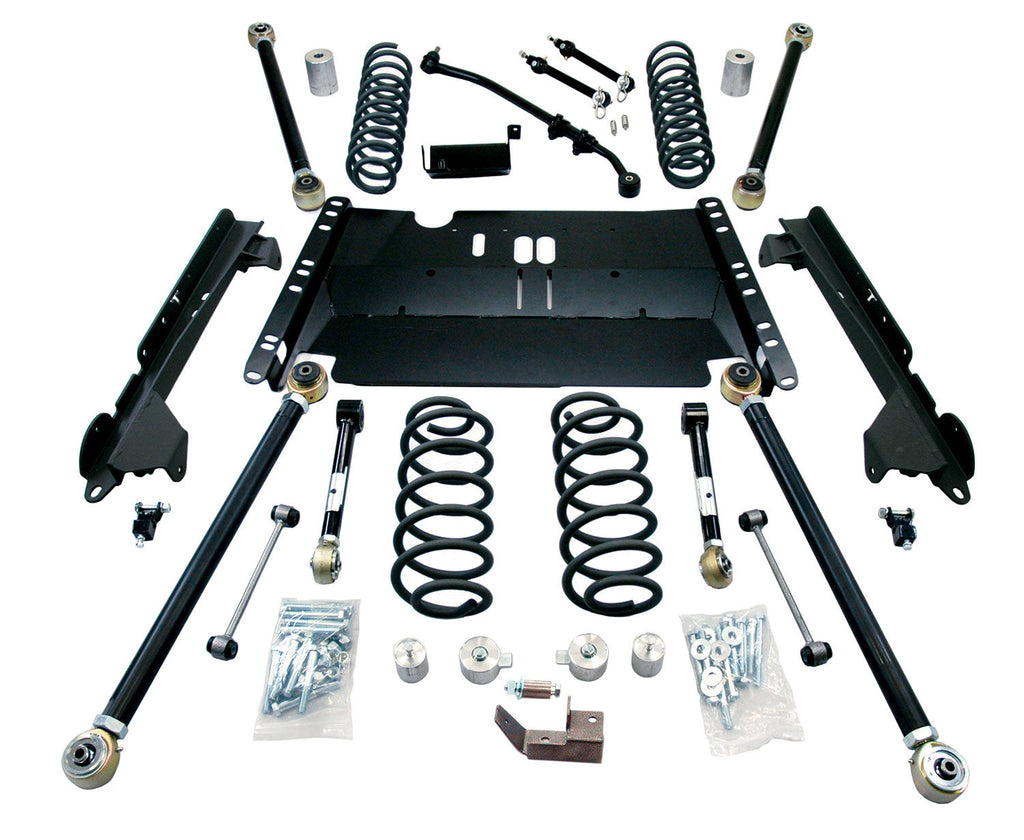 Jeep TJ 3 Inch Enduro LCG Long Flexarm Suspension System No Shocks 97-06 Wrangler TJ