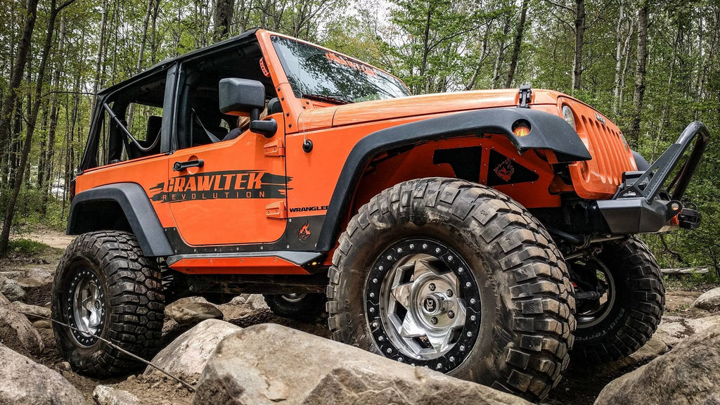 Jeep Wrangler JK 2 Door Rocker Guard - CrawlTek Revolution