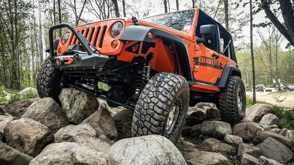 Jeep Wrangler JK 2 Door Rocker Guard - CrawlTek Revolution