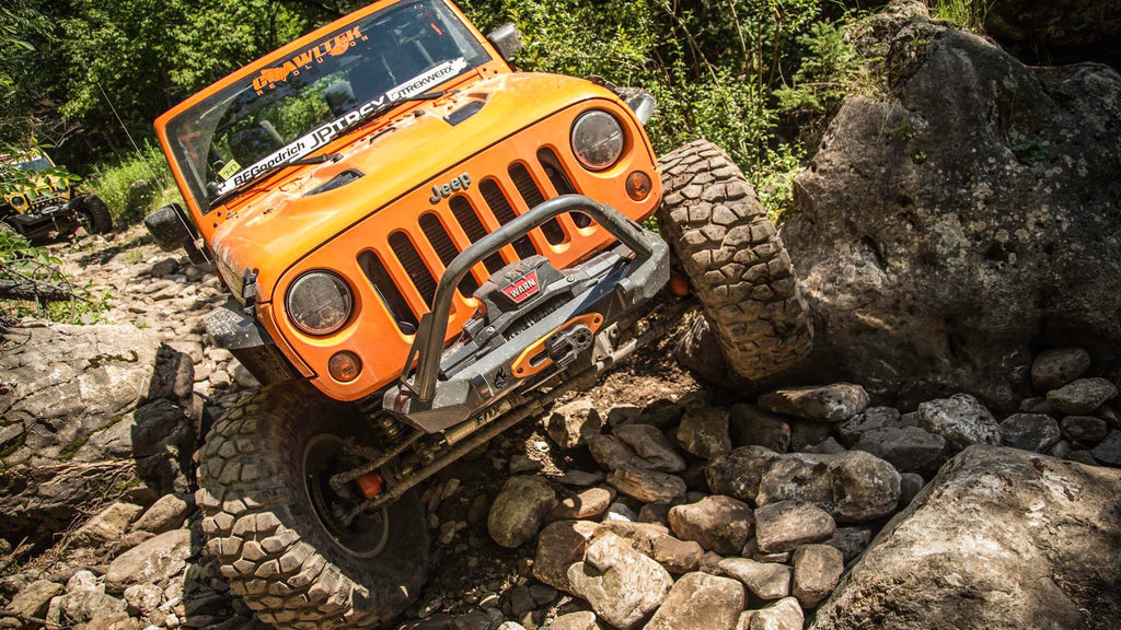 Jeep Wrangler JK/JL Inferno Front Bumper - Flat Top Stinger - CrawlTek Revolution