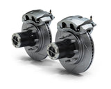 Jeep JK Front 8-Lug Full-Float Locking Hub Conversion Kit and Big Brake Kit w/ Slotted Rotors 07-18 Wrangler JK