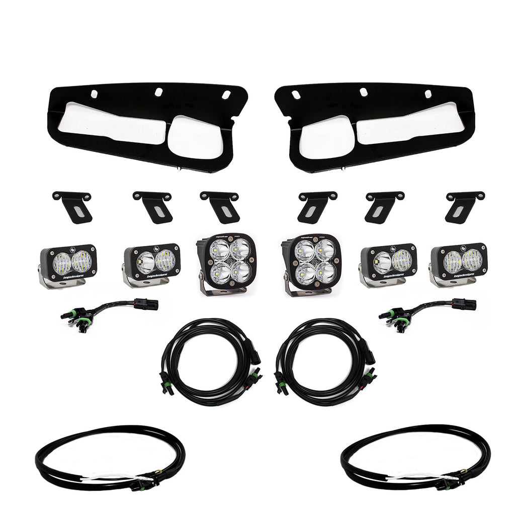 Bronco Fog Pocket Kit 21-Up Ford Bronco Pro w/Upfitter Baja Designs