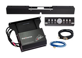 TJ 6 Switch Panel with Dual Lit Blue LED W/Air Gauge 03-06 Wrangler TJ