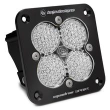 Load image into Gallery viewer, Flush Mount LED Light Pod Black Clear Lens Work/Scene Pattern Squadron Sport Baja Designs