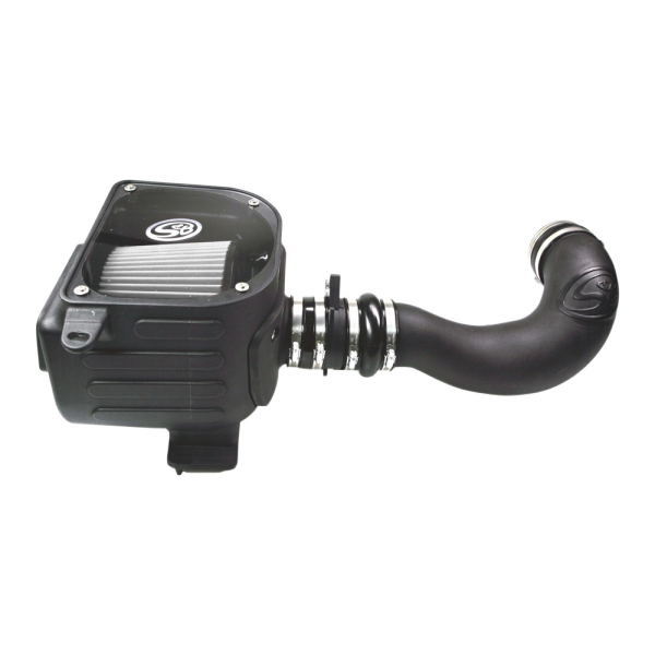 Cold Air Intake For 07-08 GMC Sierra 4.8L, 5.3L, 6.0L Dry Dry Extendable White