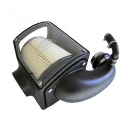 Cold Air Intake For 92-00 GMC K-Series V8-6.5L Duramax Dry Dry Extendable White