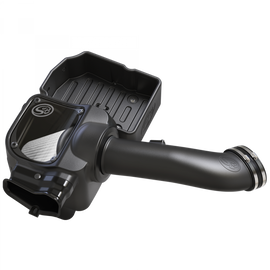 Cold Air Intake For 17-19 Ford F250 F350 V8-6.7L Powerstroke Dry Extendable White