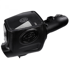 Cold Air Intake For 08-10 Ford F250 F350 V8-6.4L Powerstroke Dry Extendable White