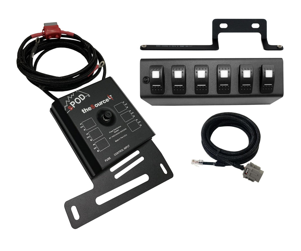 SourceLT w/ Red LED Switch panel for JK 2009-2018