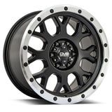 887 Simulated BeadLock Matte Black 17X9 6X120 +20MM