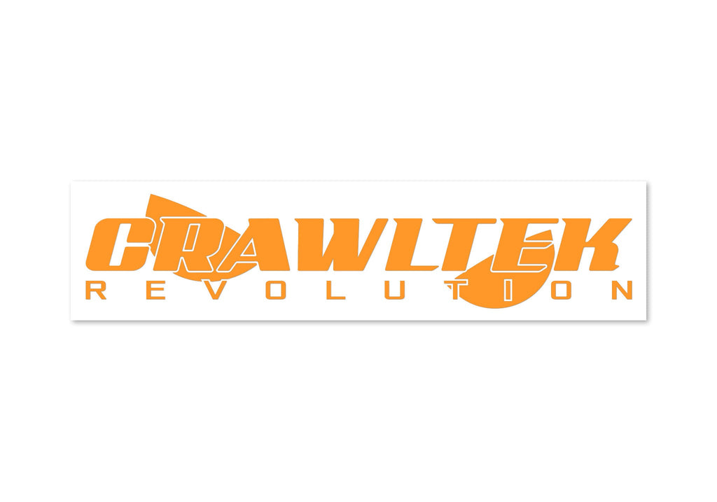 CrawlTek Revolution - 22" Vinyl Windshield Banner - CrawlTek Revolution