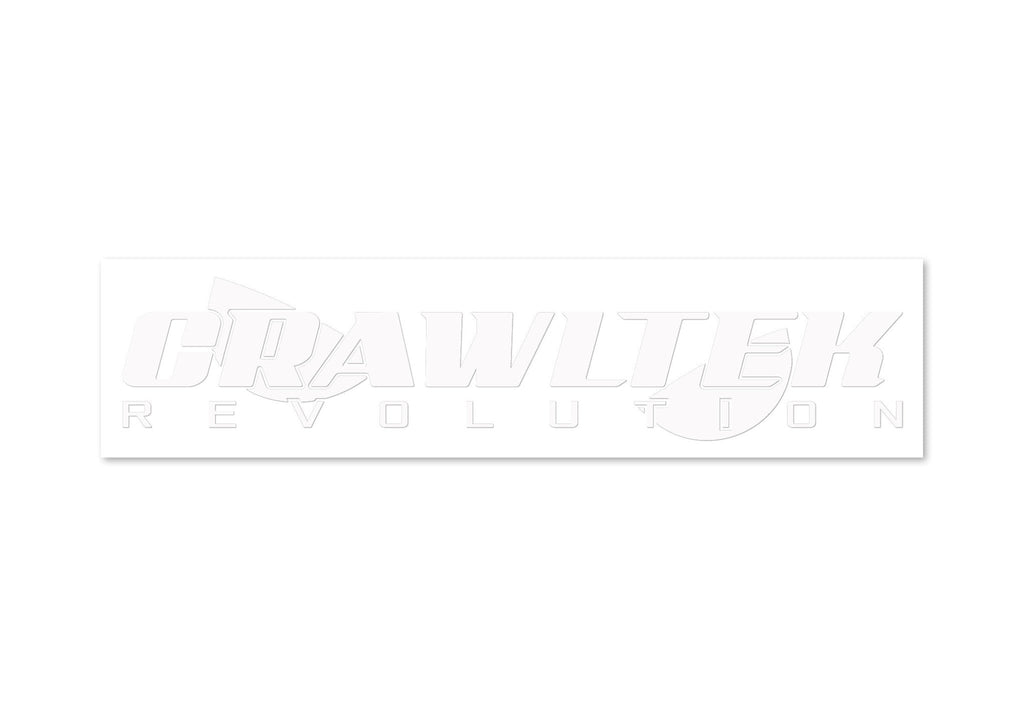 CrawlTek Revolution - 22" Vinyl Windshield Banner - CrawlTek Revolution