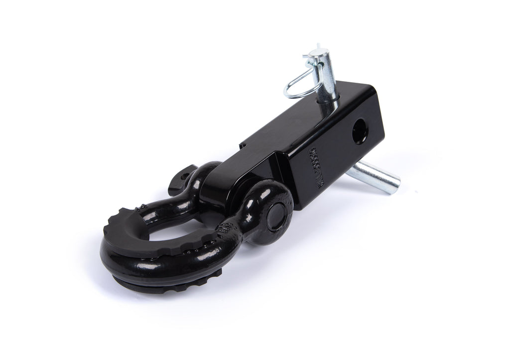 Hitch insert w/ shackle point - Black Isolator