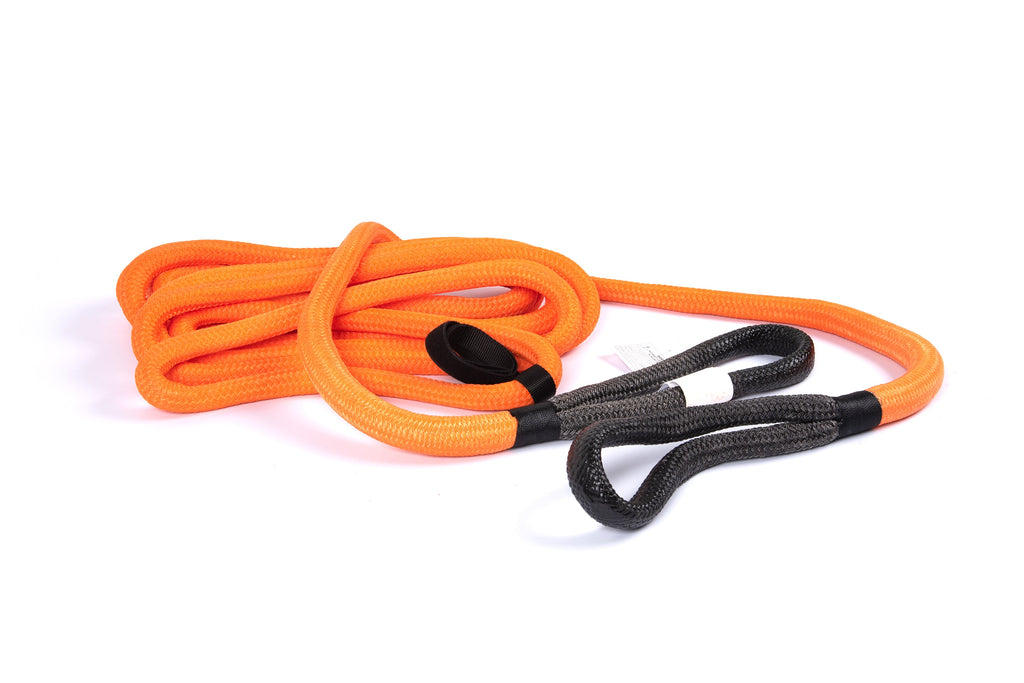 Kinetic Recovery Rope - 7/8" x 30' Nylon Looped Ends - Orange