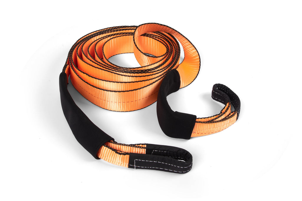 Tow Strap - 3" x 30' Polyester - Orange