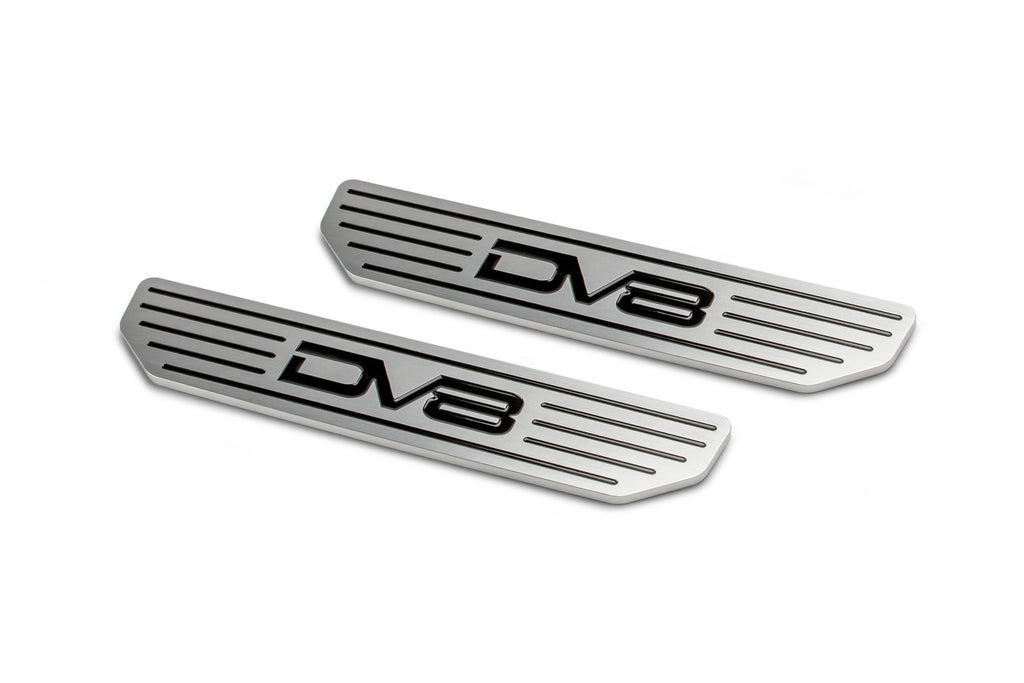 Jeep JL Front Sill Plates 18-Pres Wrangler JL with DV8 Logo 2/4 Door