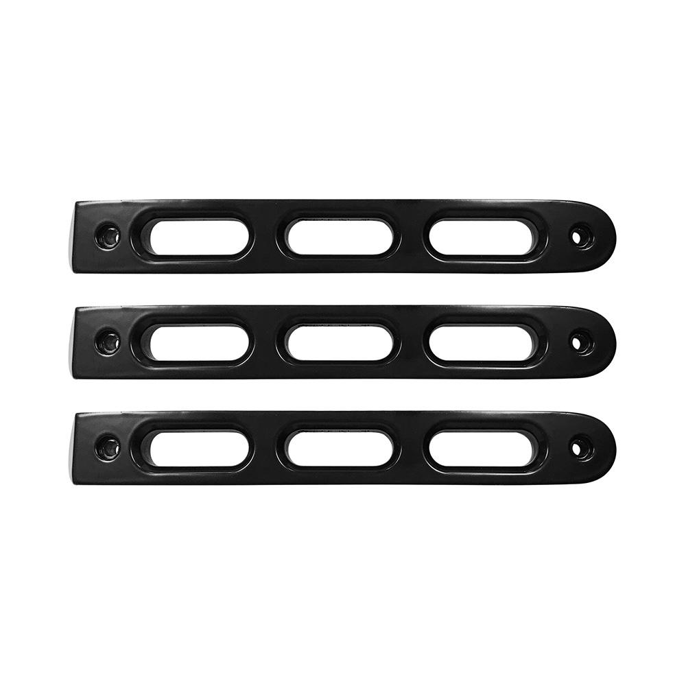 2007-18 Jeep JK Black Slot Style Door Handle Inserts set of 3