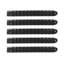 Load image into Gallery viewer, 2007-18 Jeep JK Black Rail Style Door Handle Inserts set of 5