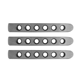 2007-18 Jeep JK Aluminum Door Handle Inserts Set of 3 Stick On