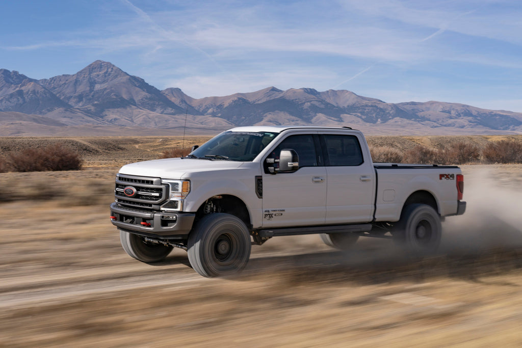 5 Inch Lift Kit w/ 4-Link | FOX 2.5 Performance Elite Coil-Over Conversion | Ford F250/F350 Super Duty (20-22) 4WD | Diesel