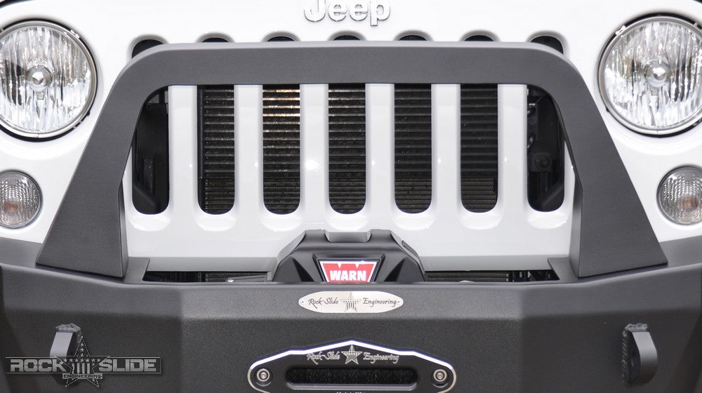 Jeep JK Bull Bar For 07-18 Wrangler JK Rigid Series Front Bumper Only Black Powdercoat