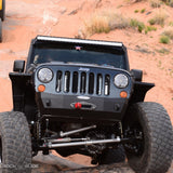 Jeep JK Shorty Front Bumper For 07-18 Wrangler JK With Winch Plate No Bull Bar Rigid Series